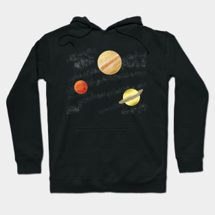 Mars, Jupiter, and Saturn Hoodie